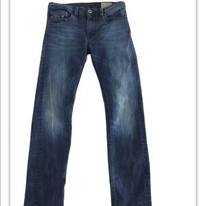 Diesel Waykee Kids Regular Straight Girl Youth Size 12Y Blue Denim Jeans Stretch